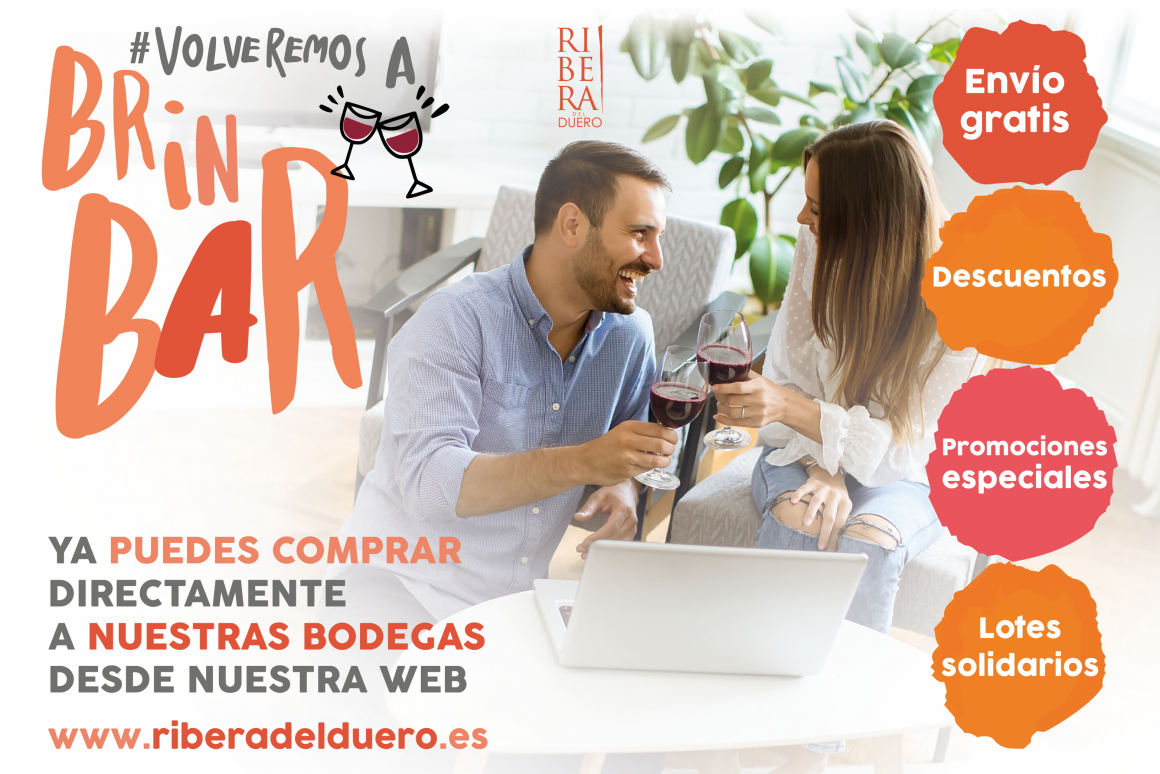 Rostros del mundo del cine, la música y la gastronomía se suman a la campaña de Ribera del Duero #VolveremosABrinBAR 